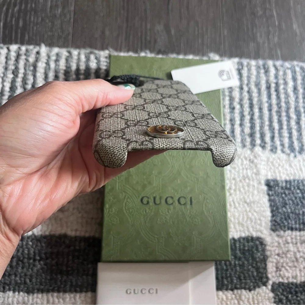 🤎NWT🤎 Gucci Ophidia iPhone 14/15 PLUS Case (753612 K5I0S 9742) - Picture 7 of 10